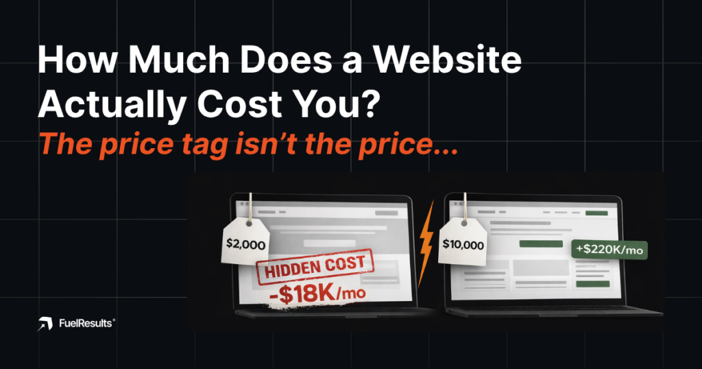 website redesign cost for a service business in 2026